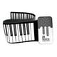 thumbnail image 3 of Teclado electrónico plegable recargable de 49 teclas para principiantes y niños que viajan. Blanco, 3 of 9