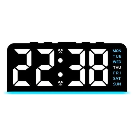 New Digital LED Alarm Clock Desktop Table Clock Night Light with Time Temperature Display Backlight photo New Digital LED Alarm Clock Desktop Table Clock Night Light with Time Temperature Display Backlight