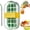 Green, variant on 2 In 1 Ice Cube Bottle With Straw,Portable Reusable Silicone Zero Touch Push Release Silicone Water Bottle,Ice Cube Cup,Ice Tray Cup,Ice Maker Cup,Press Type Ice Cube Maker,Water Bottle Ice Mold