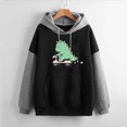 thumbnail image 2 of Gibobby Sudadera de mujer, Womens Oversized Hoodies Fleece Sweatshirts Long Sleeve Sweaters Pullover Fall Clothes with Pocket(Negro,G), 2 of 4