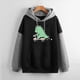 thumbnail image 2 of Gibobby Sudaderas para mujer, Sudadera con Capucha de Tejido Reversible(Negro,M), 2 of 4