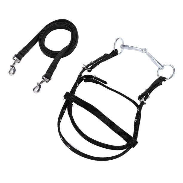 Rienda De Brida De Caballo Ajustable, Nylon, Cuerdas Elásticas, Equipo Ecuestre Rienda Lateral De Caballo, Control Y Comodidad Mejorados Brida De Salto De Brida De Caballo Cabezal
