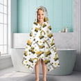 thumbnail image 6 of Cartoon Construction Vehicles Cranes Hooded Bath Towel，50"x30" for Ages 3 To 12 Kids, Quick Dry Lightweight Soft Microfiber Hood Beach Towel Cover Up for Kids, 6 of 7