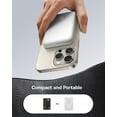 thumbnail image 4 of Baseus Magnetic 5000mAh Power Bank, Wireless Portable Charger for iPhone 17/16/15/14, Fast Charging Battery Pack, Gray, 4 of 13
