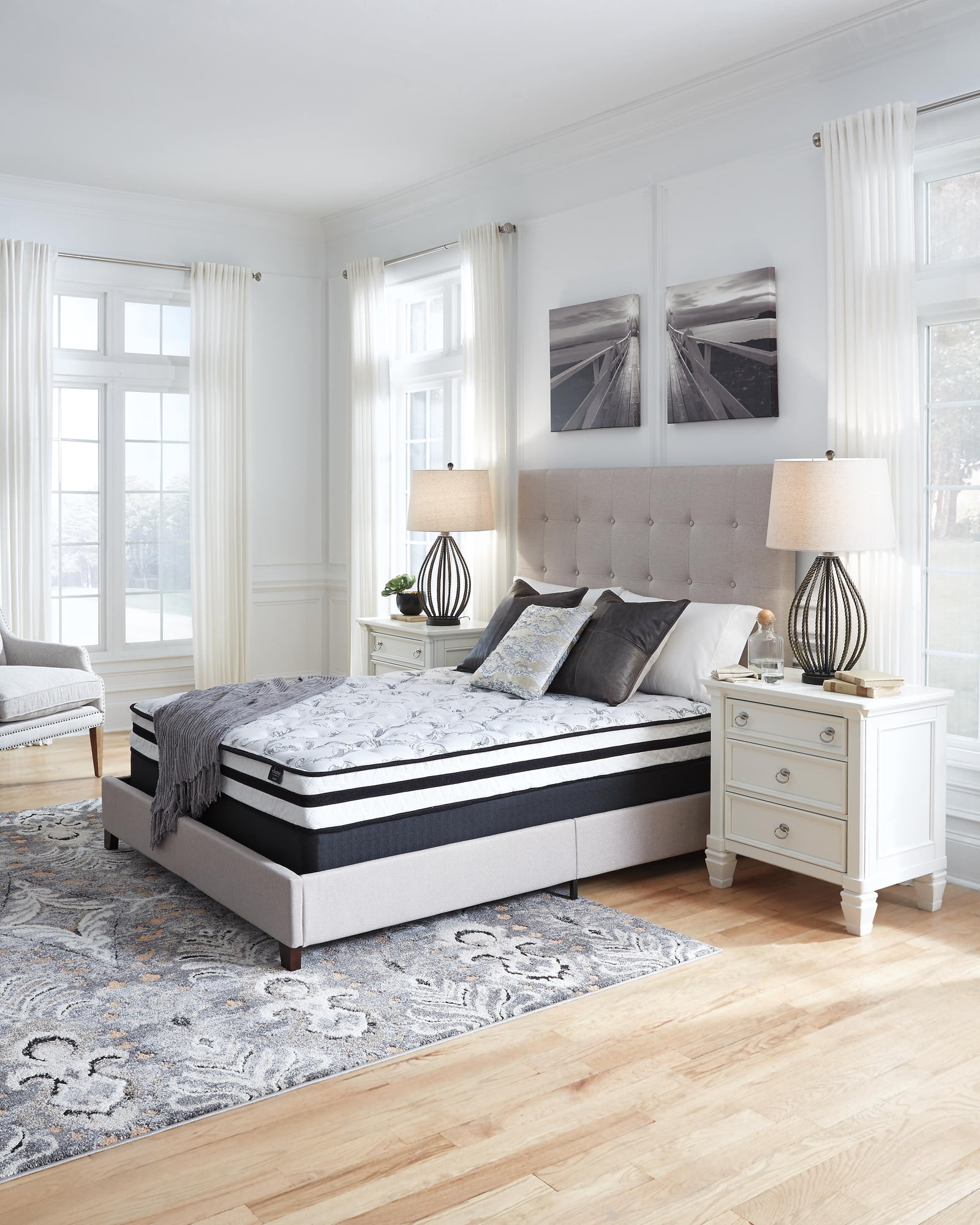 Signature Design by Ashley 8 Inch Chime Innerspring Firm Full Mattress