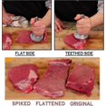 thumbnail image 4 of Reversible Meat Tenderizer And Pounder Dual Sided Meat Tenderizer Mallet Marinating Prep Tool, 4 of 5