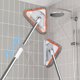 thumbnail image 5 of Fiudx Ofertas De La Semana Trapeador Triangular Grande Con Trapos Reemplazables Limpiaparabrisas Varilla Telescópica Limpiador De Ventanas De Vidrio 3 Cabezales De Cepillo De Diferentes Funciones Ras, 5 of 7