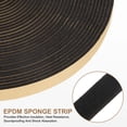 thumbnail image 3 of Cinta de Aislamiento de Espuma Uxcell, 1" x 13/64" x 32.8FT Tira de Sellado Autoadhesiva para Puertas, Insonorización de Ventanas, Sellado de Aire Acondicionado, Negro, 3 of 7
