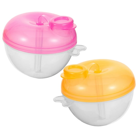 GAXIRE Portable Formula Dispenser Baby PP 2 Pcs