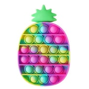 Fiomva Push Pop Bubble Fidget Toy, Tie Dye Pineapple Shape Stress Relief Toy