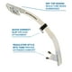 thumbnail image 4 of Snorkel SCUBAPRO Spectra Dry con válvula de purga, transparente y blanco, 4 of 6
