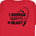 thumbnail image 4 of Inktastic I Hooked Pappy's Heart with Fishing Rod Boys or Girls Long Sleeve Toddler T-Shirt, 4 of 5