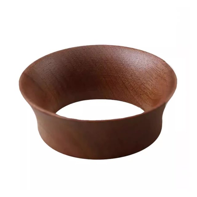 Magnetic Wood Coffee Dosing Ring Portafilter Replacement Fit Magnetic 51 53 58mm