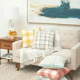 thumbnail image 2 of Franklin Slate Gingham Check Throw Blanket, 2 of 2