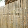 thumbnail image 5 of Backyard X-Scapes Natural Raw Split Bamboo Slat Fence 6 ft H x 6 ft L (2-Pack), 5 of 12