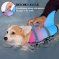 thumbnail image 2 of Chaleco salvavidas para perros Dogcheer Shark Design para nadar S-L, 2 of 6