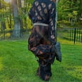 thumbnail image 2 of Women Crochet Sweater Long Sleeve Hollow Out Knit Oversized Punk Goth Top, 2 of 11
