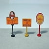 SHELL GAS STATION CURB SIGNS (3) - JL INNOVATIVE DESIGN HO SCALE MODEL TRAIN ACCESSORIES 464