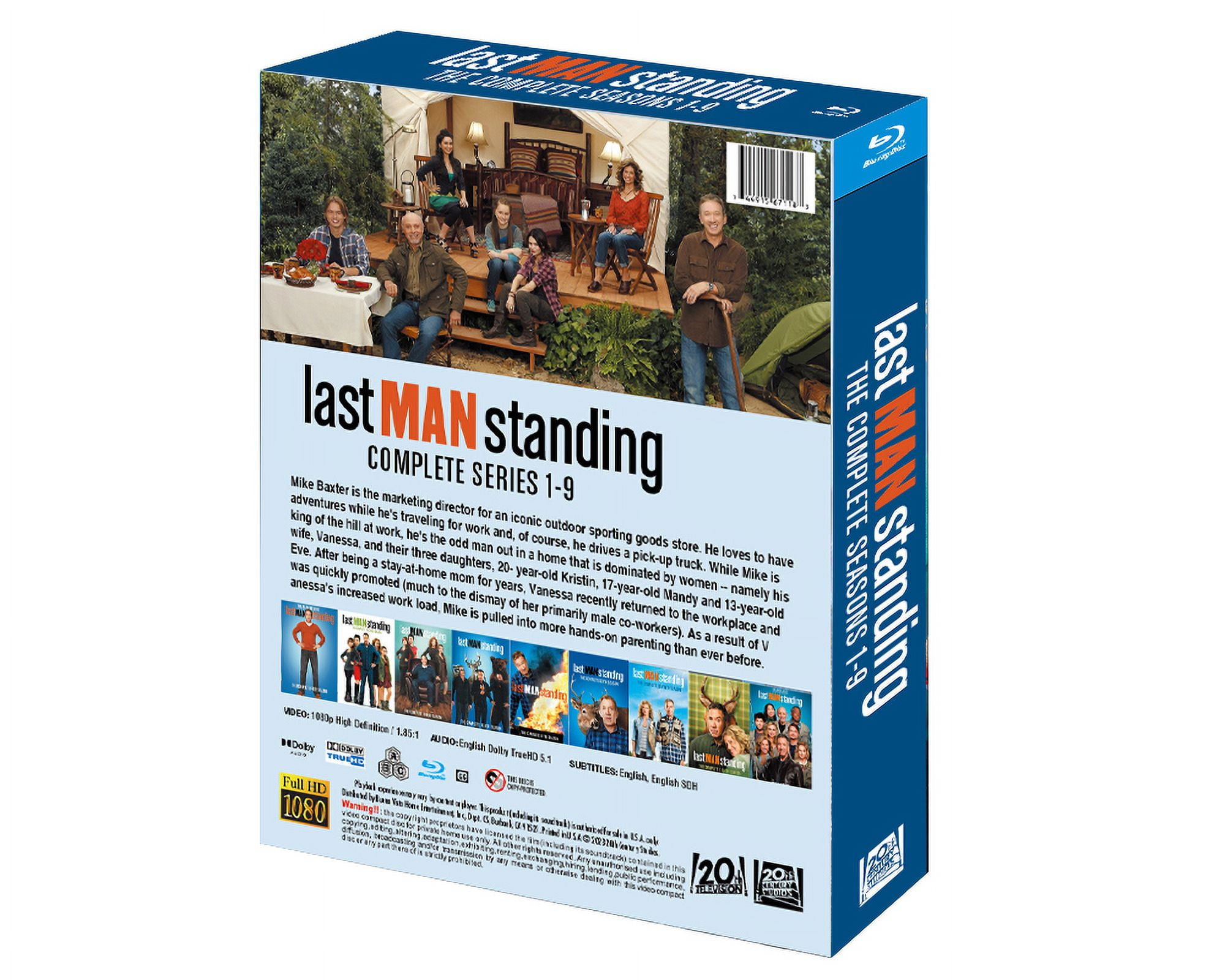 Last Man Standing Complete Series Seasons 1-9 (Blu-ray) Walmart