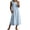 *Sky Blue, variant on VBVC Women's and Women's Plus Sleeveless Midi Dress , Summer Casual Loose Fit Dress For Women , Ladies' Crew Neck Layered Hem Dress with Pockets,Green,S-5XL
