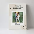thumbnail image 2 of Custom Canvas Prints Happy Birthday My Dear Dog. Cute Cartoon Pet Birthday Card=1 Personalized Photo Image Collage DIY Framed Kit Wall Art Picture Room Decor 16x20 inch, 2 of 7