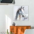 thumbnail image 3 of Water color art " Majestic Horse " painting prints Canvas wall Art for living room, bedroom, bathroom, 3 of 5
