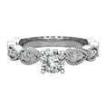 thumbnail image 4 of Enthralling Infinity Style Round Brilliant Diamond Ring 14K White Gold 0.62 CT TW, 4 of 5