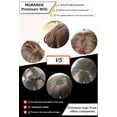 thumbnail image 5 of IMAGE Juego de 5 pinzas de pestañas de acero japonés con estuche de cuero, pinzas de pestañas profesionales para extensiones de pestañas, puntas recubiertas de titanio, pinzas de extensión de pestañas, 5 of 5