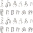 thumbnail image 1 of 120 piezas de cierres a presión de acero inoxidable para colgantes, conectores, cierres para hacer joyas, de 6 a 14 mm., 1 of 9
