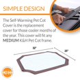 thumbnail image 3 of K&H Self-Warming Pet Cot Cover, 3 of 9