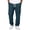 Dark Blue@GC@, variant on Mens Casual Pants Wide Leg Waffle Pants for Men Trendy Elastic Waist Drawstring Solid Soft Casual Joggers Pant With Pockets