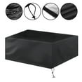 thumbnail image 6 of Heavy-Duty Black Pool Table Cover – Fits 7/8/9 ft Pool Tables, Dining Tables, and Square Furniture, 6 of 7