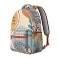 thumbnail image 2 of Vintage Boho Daypack for Women - Trendy Tribal Print, 17 Inch Laptop Pocket, Water-Resistant, Great for School & Commuting, 2 of 6