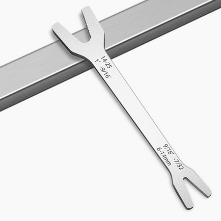 

RuiKe Wrench Repair Tools Serrated V-Groove Long Handle Double Open Ends Wrench For Repair Bike Car New