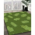 thumbnail image 2 of Ahgly Company Indoor Square Patterned Seaweed Green Area Rugs, 3' Square, 2 of 6