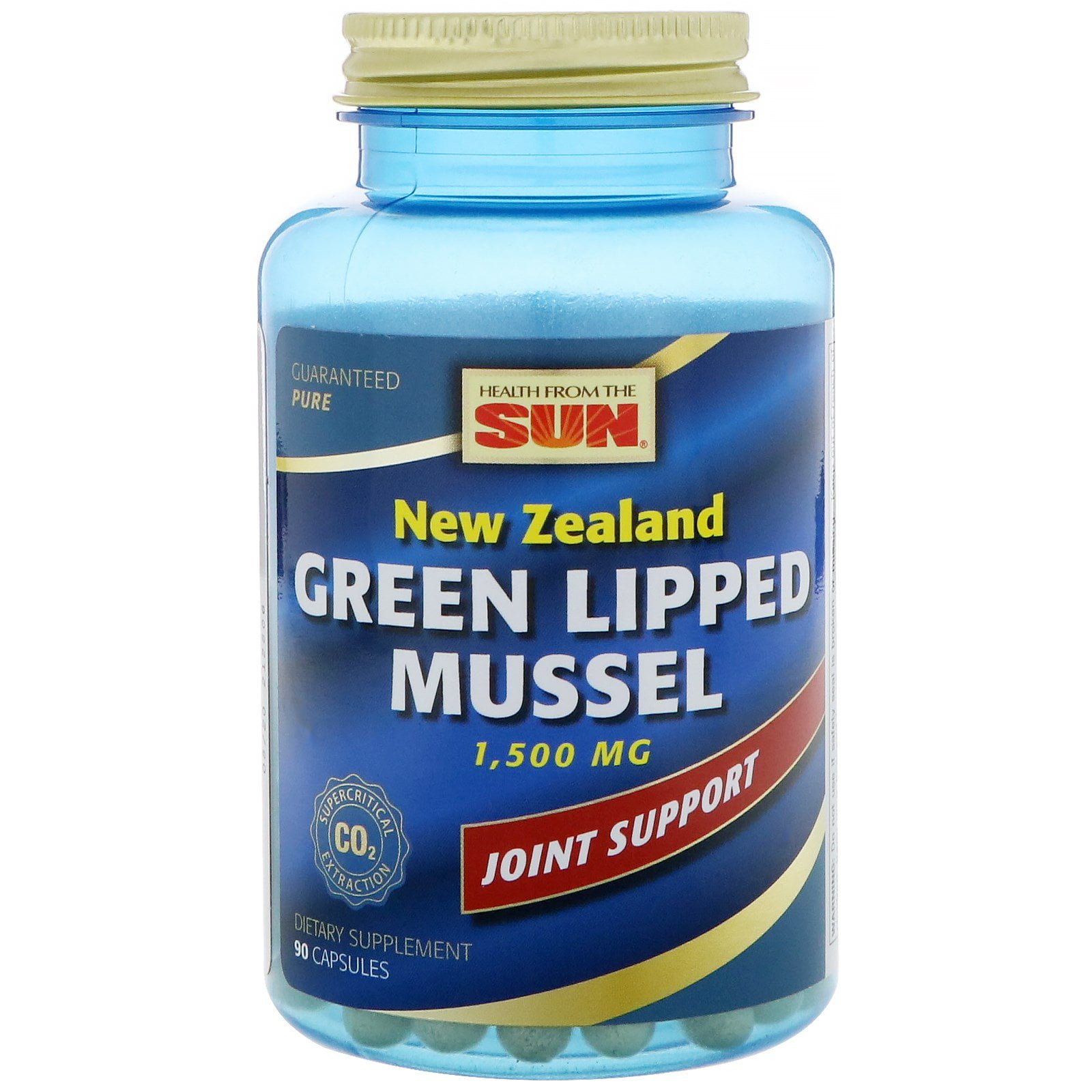 New Zealand Green Lipped Mussel, 1500 mg, 90 Capsules