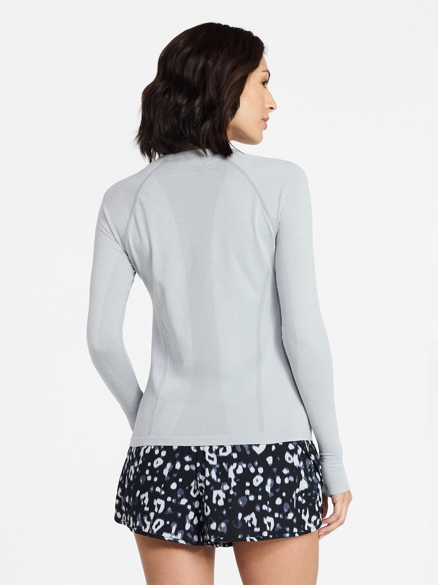 Avia Women's Seamless Tee with Long Sleeves, Sizes XS-XXXL