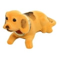 thumbnail image 3 of Decoración del coche Adorno de perro que asiente con la cabeza Accesorio de automóvil Artesanías decorativas Regalo Cachorro de cabeza que asiente con Amarillo BLESIY Estatua del salpicadero del coche, 3 of 8