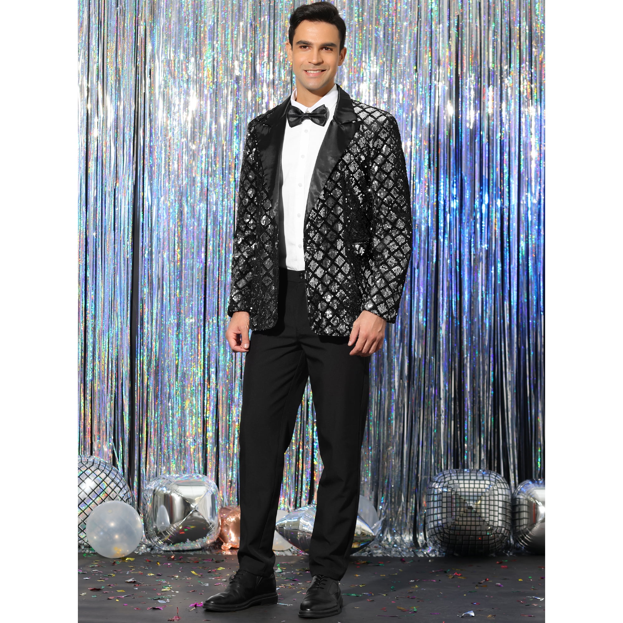 Glitter blazer men 2025