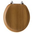 thumbnail image 2 of Bemis 9601CP-263 Siège de Toilette Rond en Bois, 2 of 3