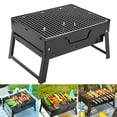 thumbnail image 2 of HomeLife Portable BBQ Grill Stainless Steel Easy to Use Removable Grid Foldable Charcoal Grill for Outdoor Picnic Garden Camping, 2 of 13