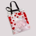 thumbnail image 2 of PKQWTM Valentine'S Day Hearts Canvas Shoulder Bags Handbags Tote Bags Shopping Bag, 2 of 2