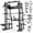 M4 2.0 - Black, variant on Mikolo M4 Smith Machine Home Gym, 2200LBS Power Rack with Functional Trainer, Cable Crossover, LAT Pulldown, Low Row, Landmine and Plate Storage for Full Body Strength Training