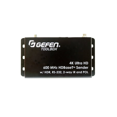 Gefen 4K Ultra HD 600 MHz HDBaseT Extender w/ HDR, RS-232, 2-way IR, and (Best 4k Hdr Receiver)