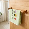 thumbnail image 4 of Kyusrd Velvet Hand Towels for Bathroom,Cotton Soft Absorbent Decorative Hand Towel for Face Spa Bath Gym Kitchen,Green,34x74cm, 4 of 6
