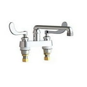 Chicago Faucets 891-E2-317 Deck Mounted 4" Centerset Utility Faucet - Chrome