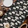 thumbnail image 2 of Dots Pumpkin Table Runner, Autumn Thanksgiving Kitchen Dining Table Decoration for Home Party Decor 13x60 Inches, 2 of 9