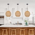 thumbnail image 2 of LittleGlovo Woven Globe Shape Pendant Light, 2 of 20