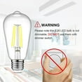 thumbnail image 4 of Vintage LED Edison Bulbs, 6W, Equivalent 60W, Non-, 4 of 5