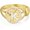 Letter K, variant on Stackable Rings for Women, 14k Gold Plate Interlocked Multi Ring Set Dainty Pave CZ Personalized Fashion Two-Toned Mixed Metals Stacking Jewelry Trendy Statement Gift